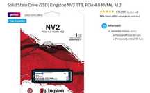 Okazie !! SSD Kingston M.2 1TB pcie 4.0 - Nou Sigilat!