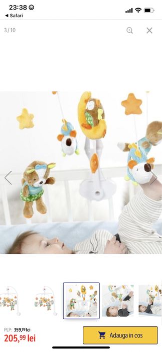 Carusel muzical mobil - Prietenii somnorosi