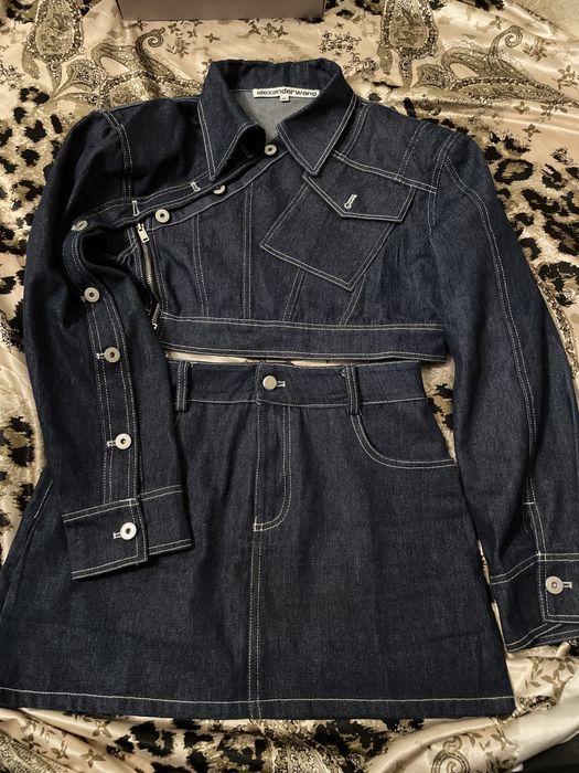 Комплект джинсовка с юбкой