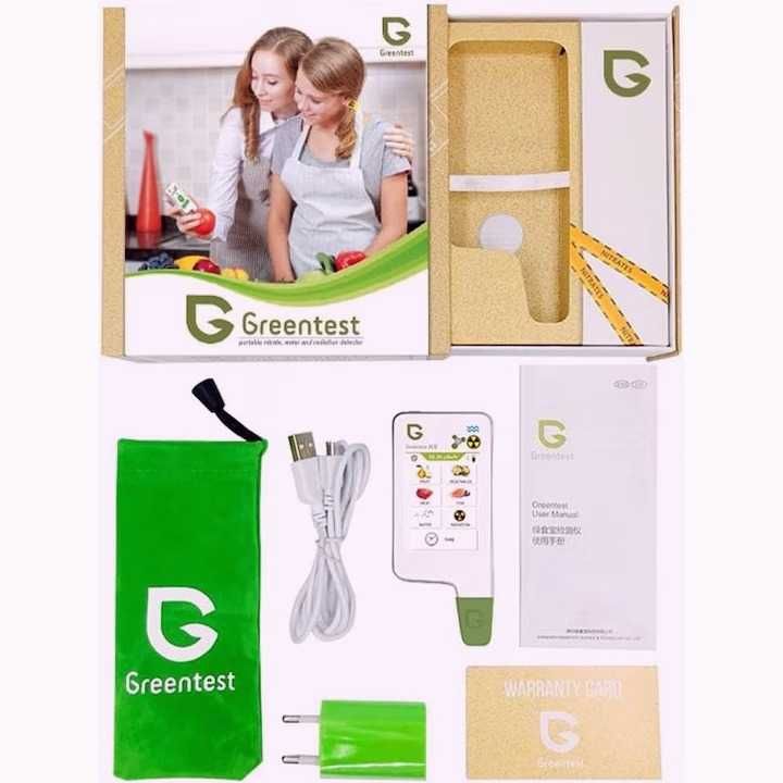 Уред за измерване на нитрати в храната и твърдост на водата Greentest