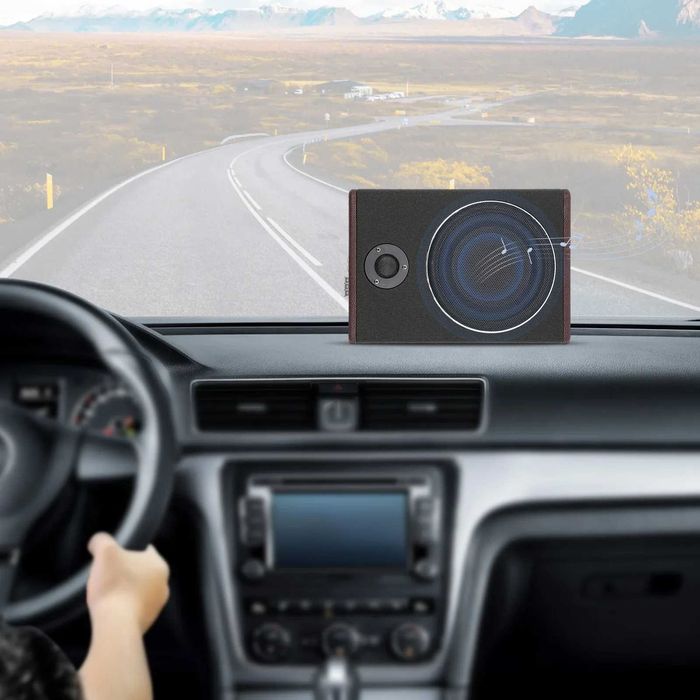 Автомобилен ултратънък активен субуфер с 8-инчов високоговорител