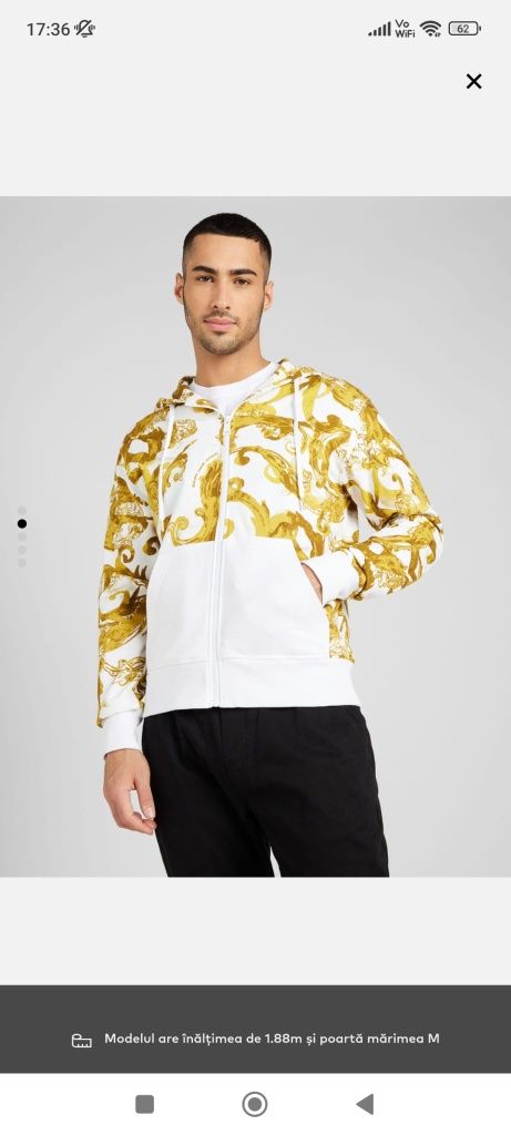 Hanorac VERSACE original model 2024 M,L,XL pret magazin 21mil ofertaa