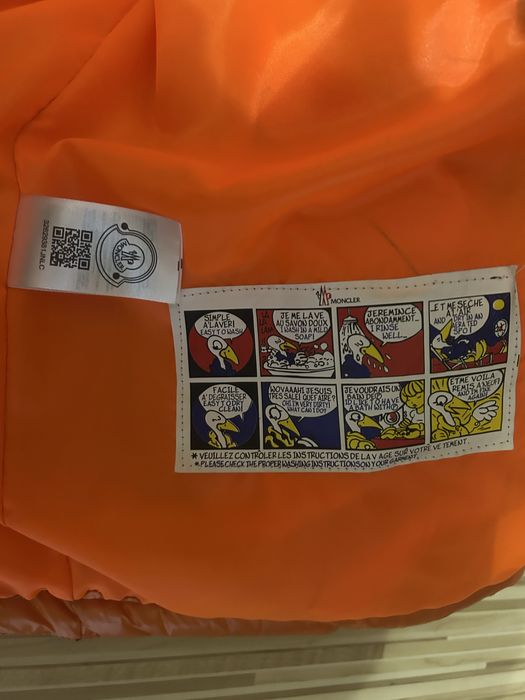 Geaca Moncl.er portocalie premium orange (nu rick owens amiri balenci)