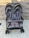 Carucior de gemeni Joie Aire Twin Dark Pewter