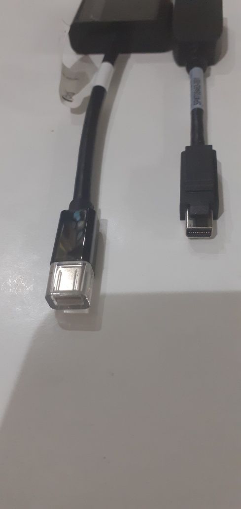 Adaptor display Mini DP M to DVI F și DP M to HDMI