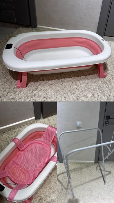 Детская ванночка складная и подставка