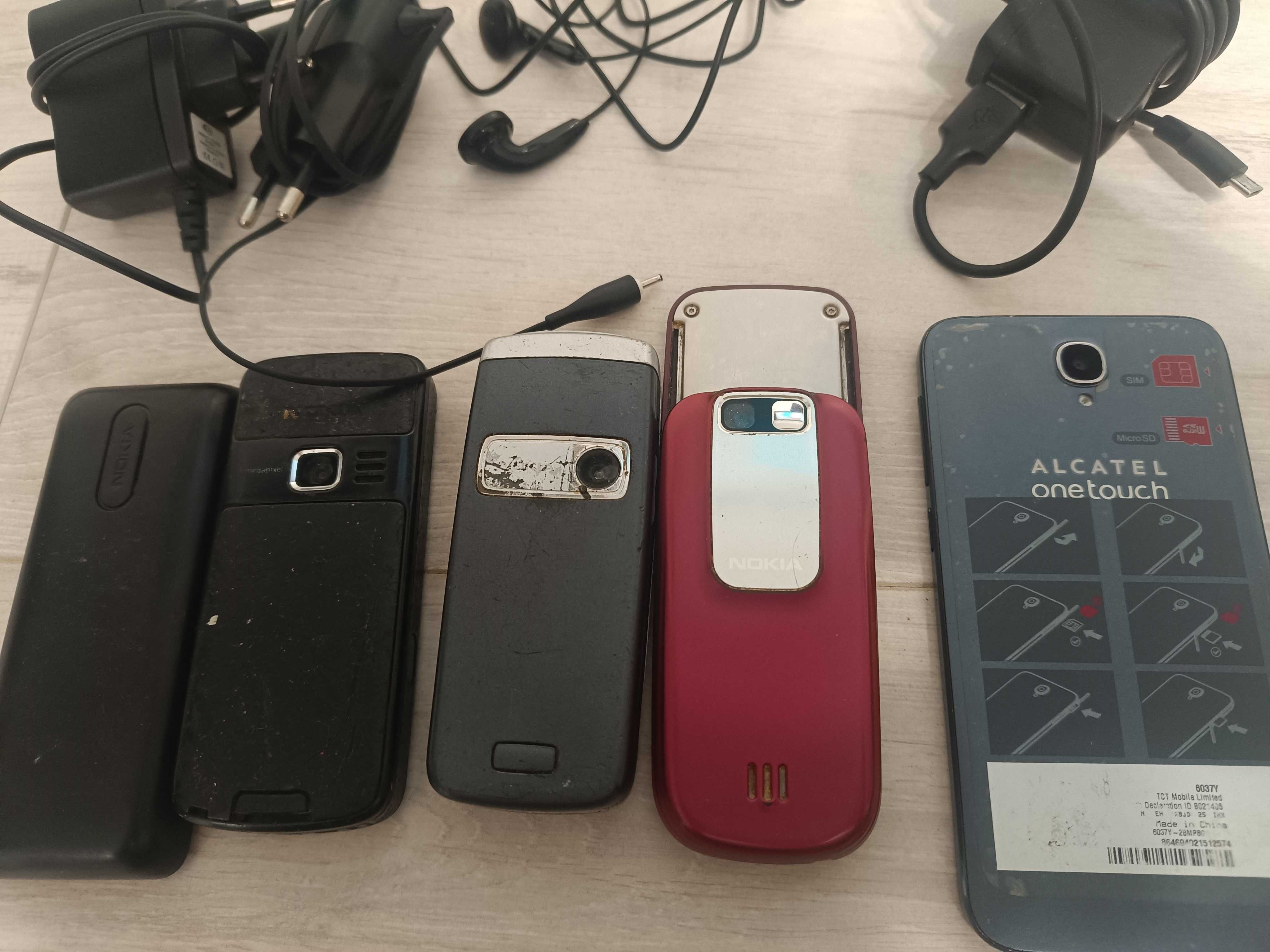 Телефони Nokia 4 броя +Alcatel