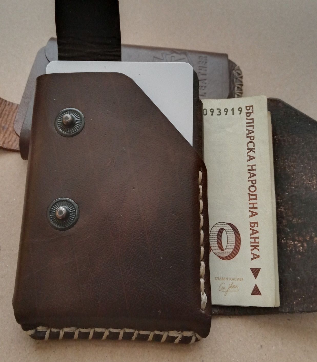 Картодържач - cardholder - 7 модела, естествена кожа