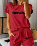 Дамски спортен комплект Bench тениска + шорти – нов. Размер XXL