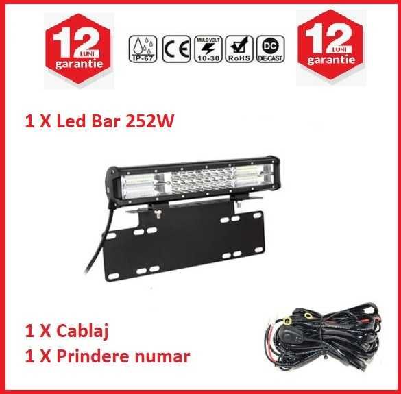 PACHET PROMOTIONAL, Led bar + Prindere numar ascunsa + Cablaj, Factura