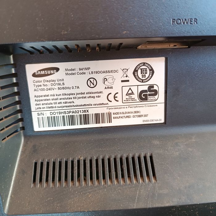 Monitor Samsung.
