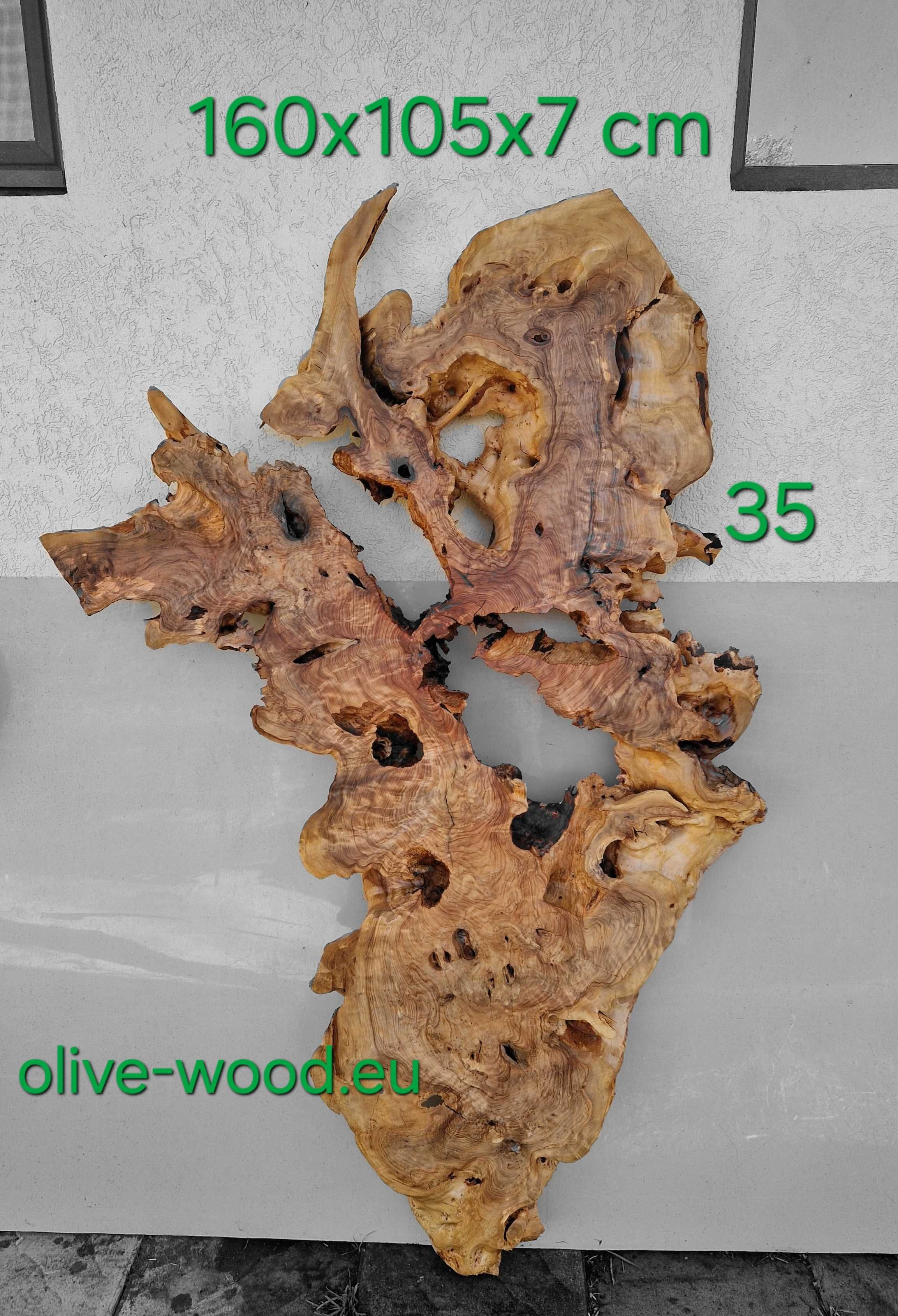 Дървен материал от маслина (янове) и шайби. Olive Wood Live Edge Slabs
