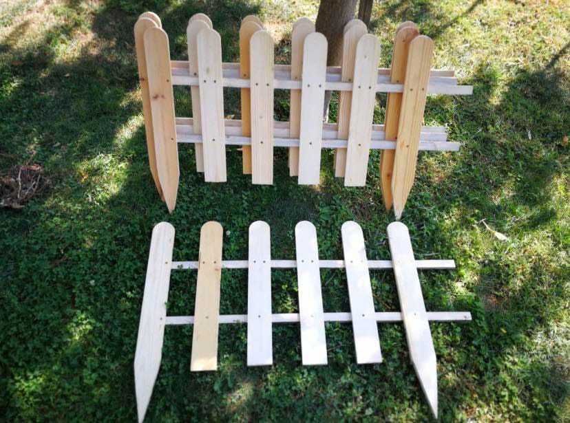 Дървена декоративна ограда