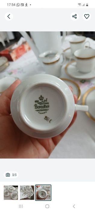 Serviciu canițe cafea set Bareuther Germania