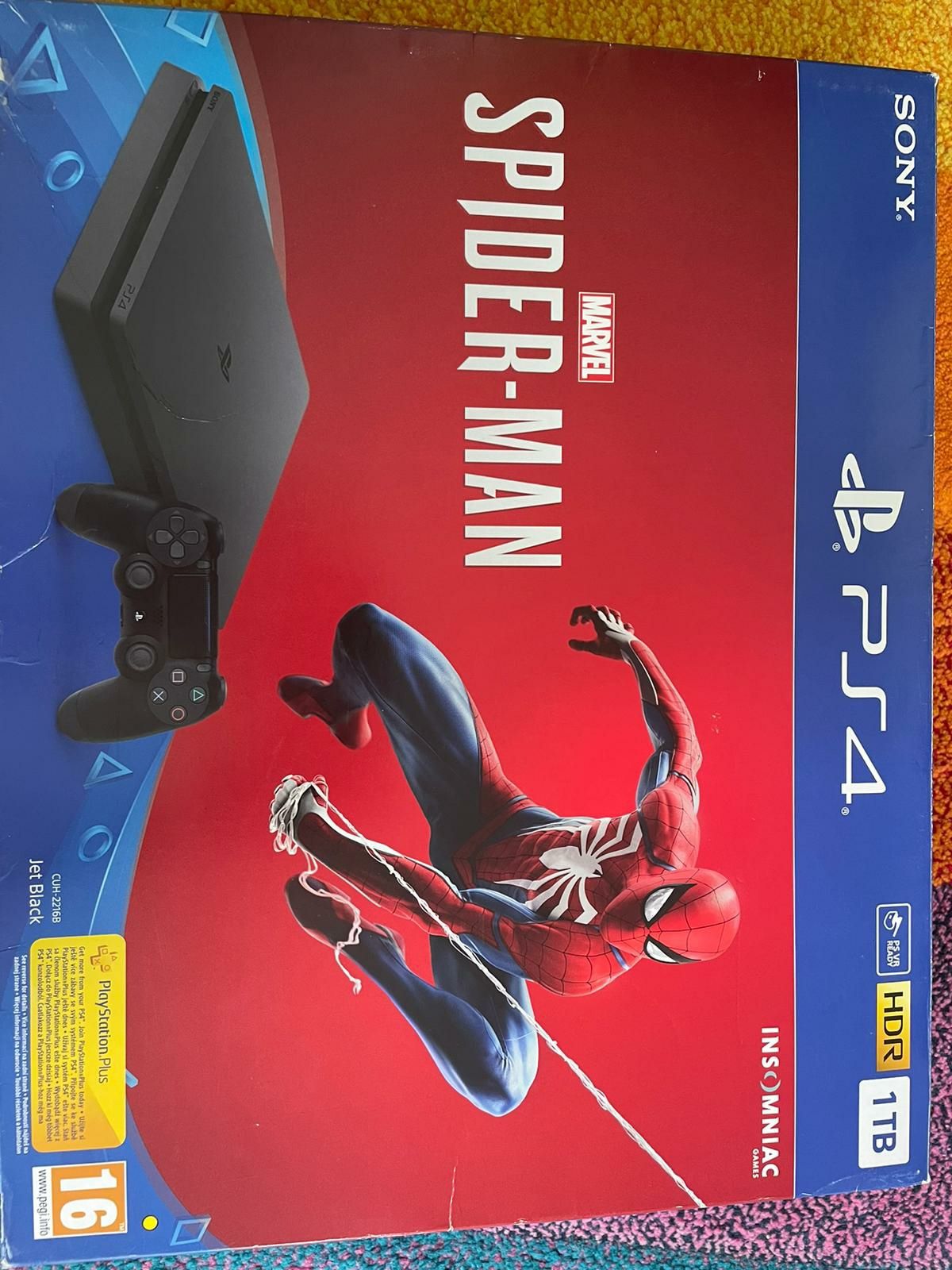 ps4 slim 1tb spider man edition