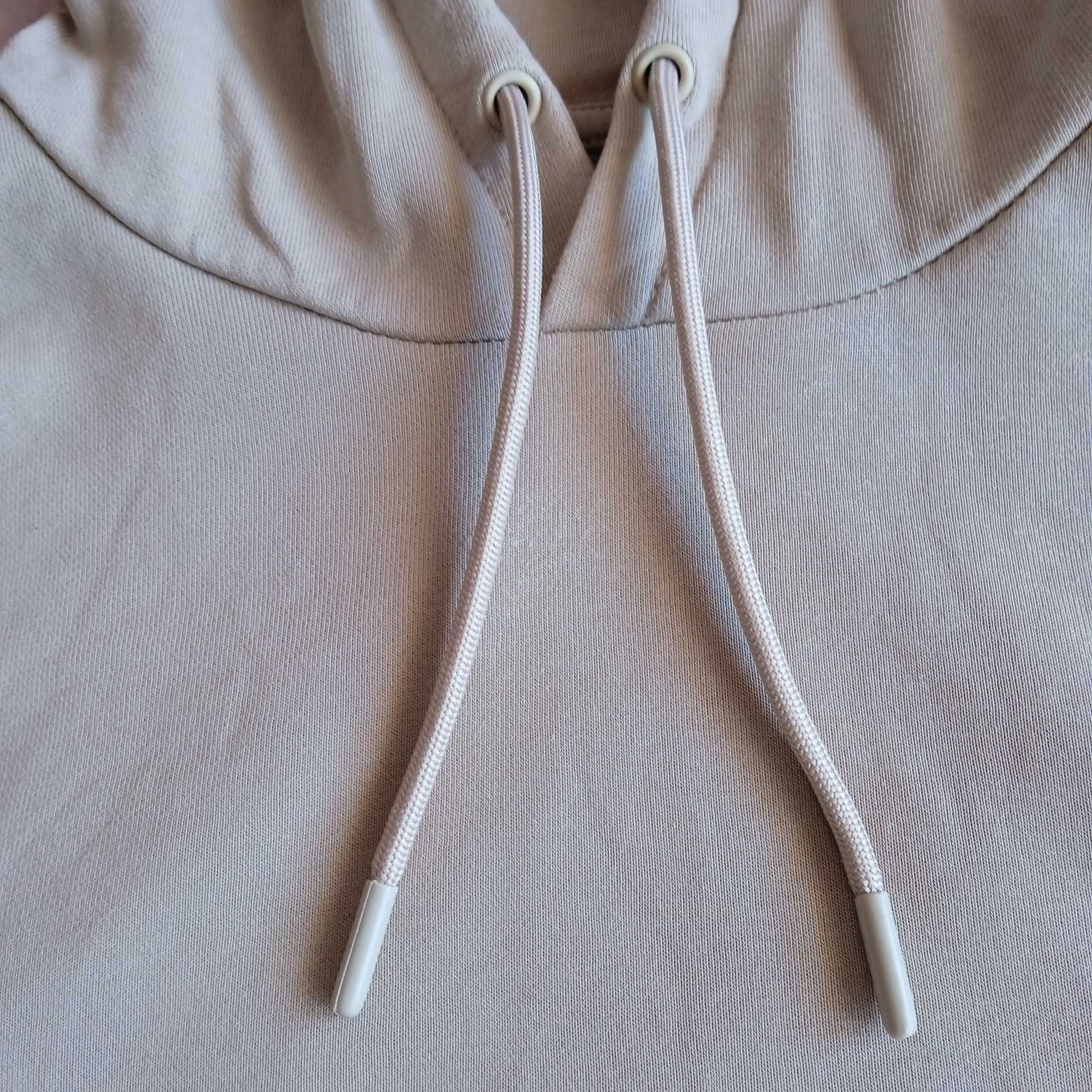 DRESSMANN L/XL BASIC HOODIE beige/melange суичър худи горница анорак