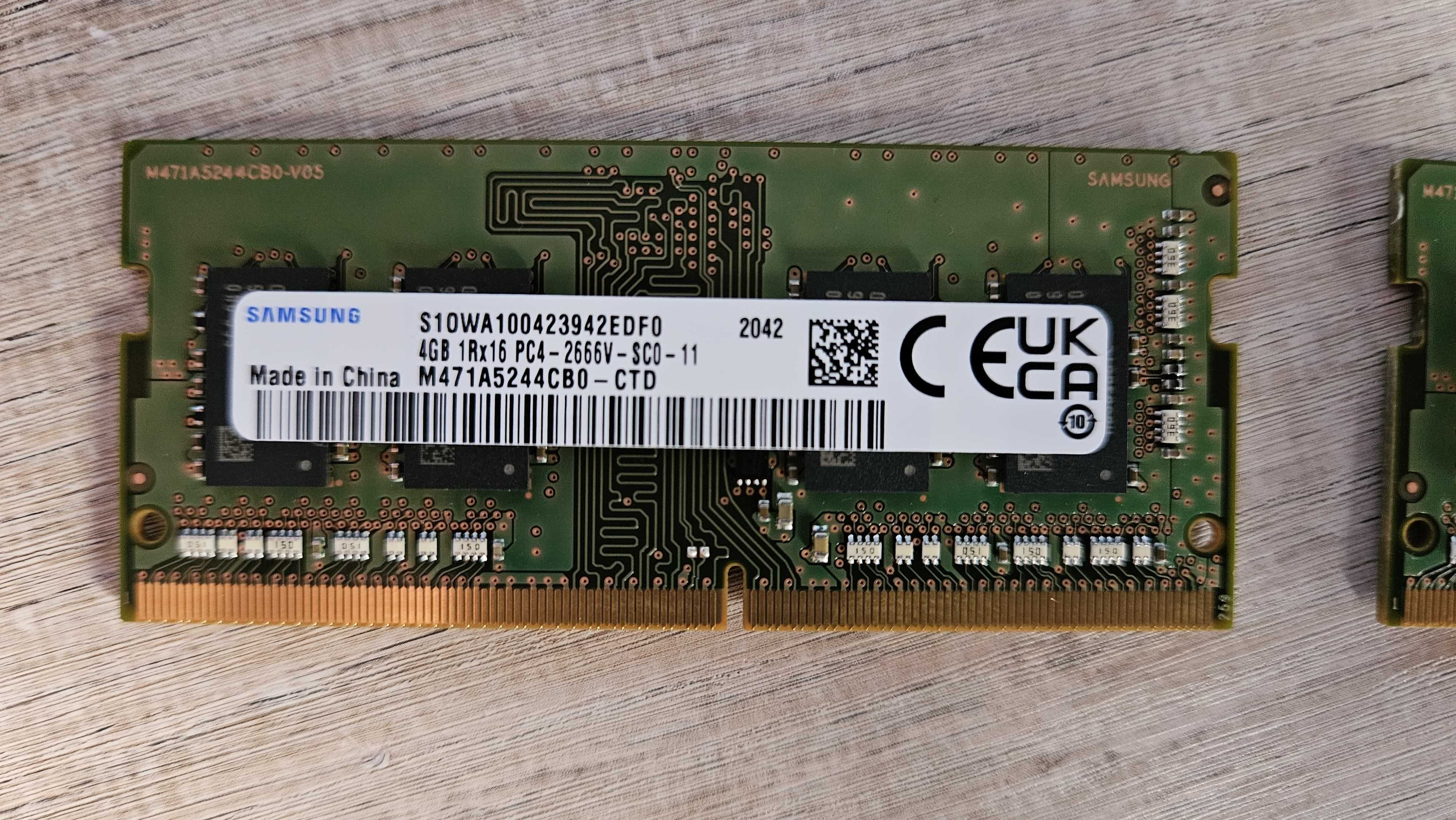 KIT Memorie RAM laptop x2 de 4 GB PC 2666