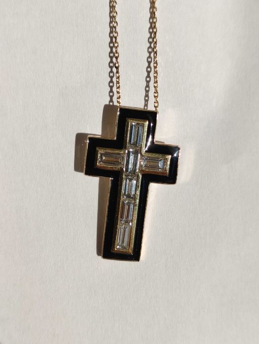 Colier aur 18k cu diamante 1.76ct lab grown