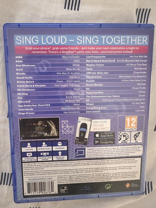 Singstar Celebration ps4