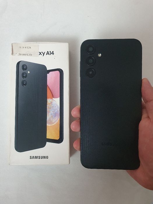 Srochna Sotiladi Samsung Galaxy A14 4/128Gb Black Original Karobkali