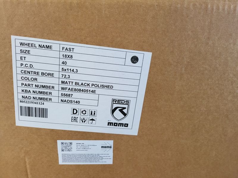 18цола 5x114.3 Mazda Kia Hyundai Dacia Toyota Honda Nissan 4бр