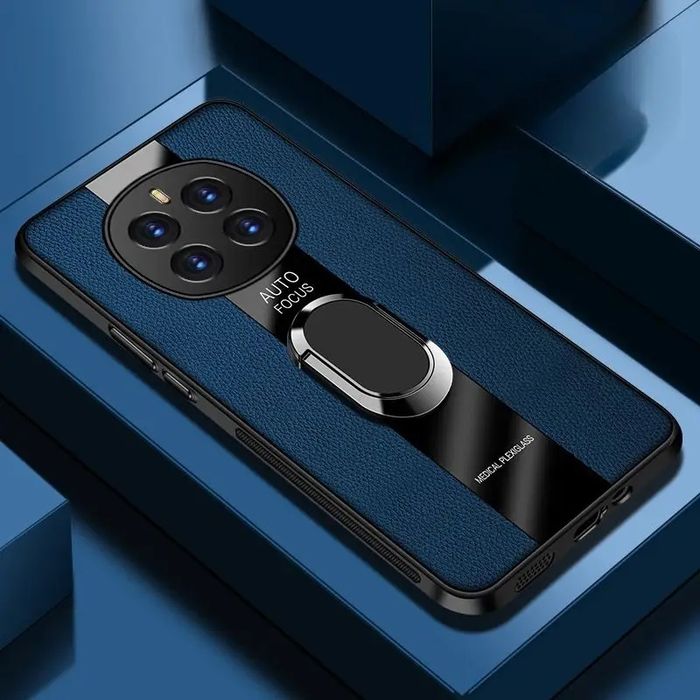 Honor Magic 7 Lite / PORSCHE Кожен кейс гръб с магнитен пръстен