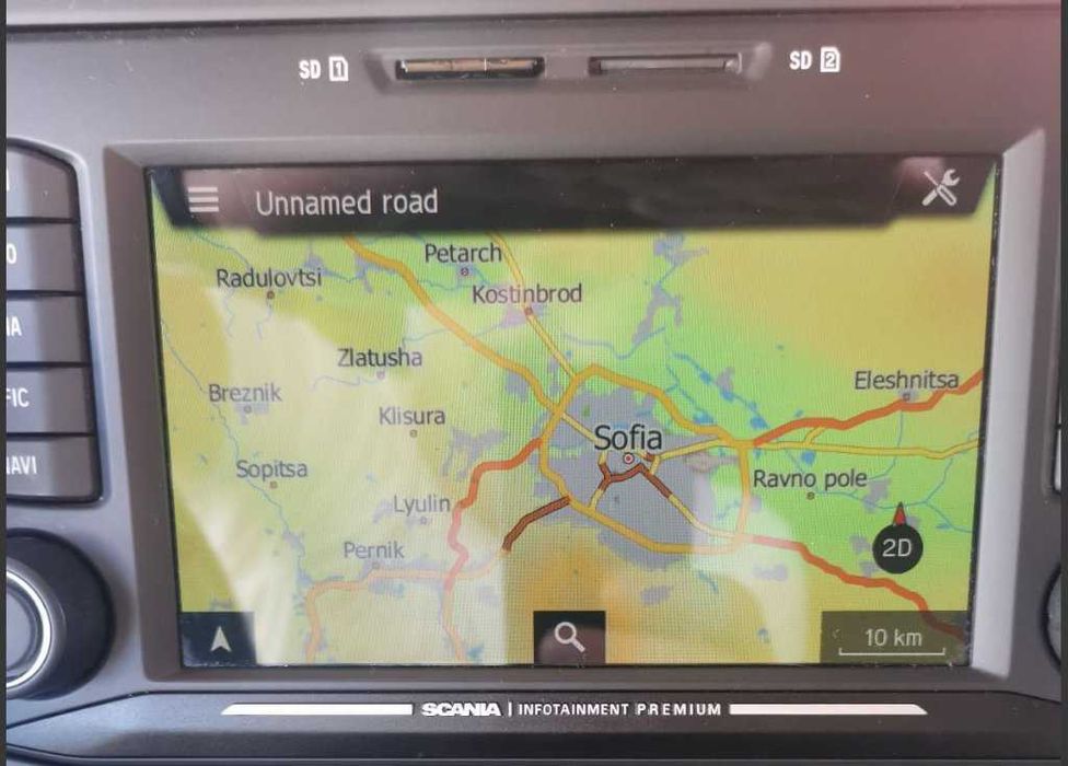 2025 НОВО SCANIA Навигационна СД Карта Камион Скания Sd Card AUS4