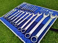 Set chei combinate 21 piese chrome vanadium 6 - 32 mm Fixe si inelare