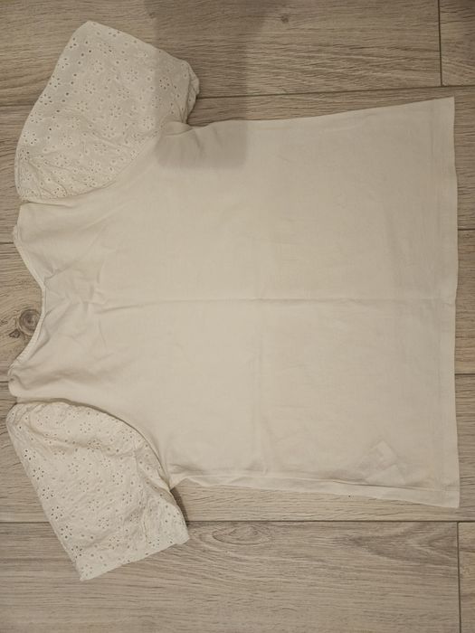 Tricouri albe, Zara, Reserved, 10 ani, 140 cm, 2 bucati