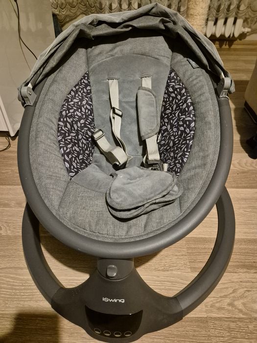 Електрическа люлка Cangaroo - iSwing, Силвър