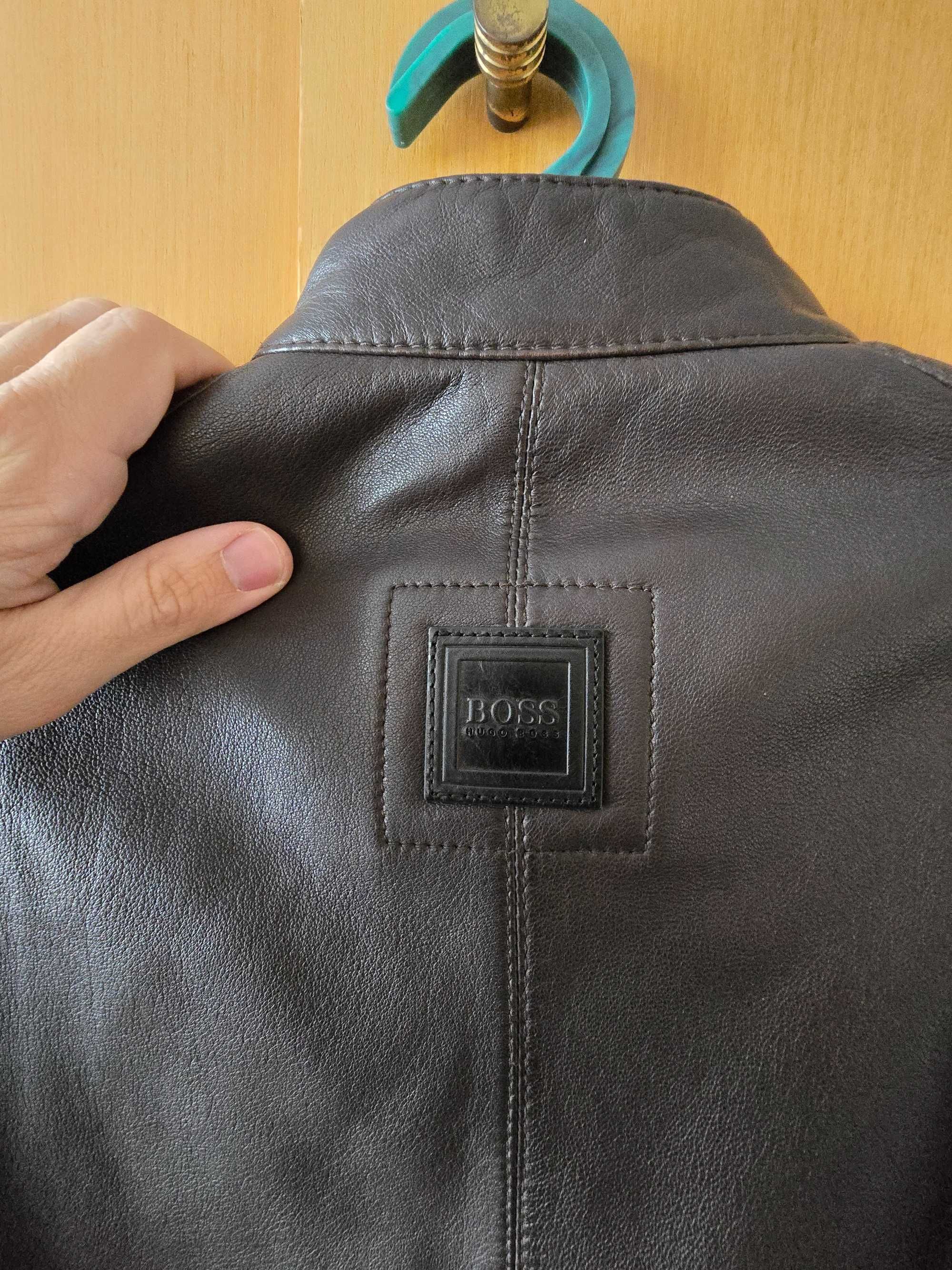 Мъжко кожено яке Hugo Boss Jordon1
