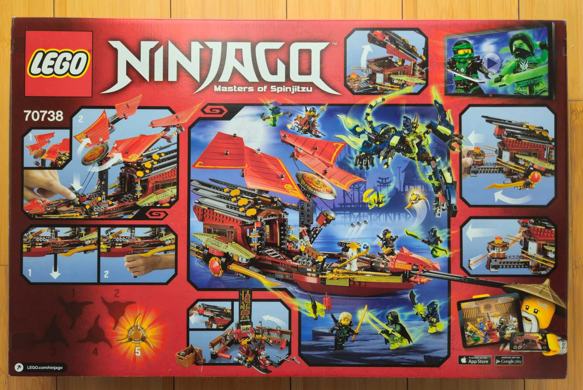 Set LEGO Ninjago SIGILAT 70738 Final Flight of Destiny's Bounty