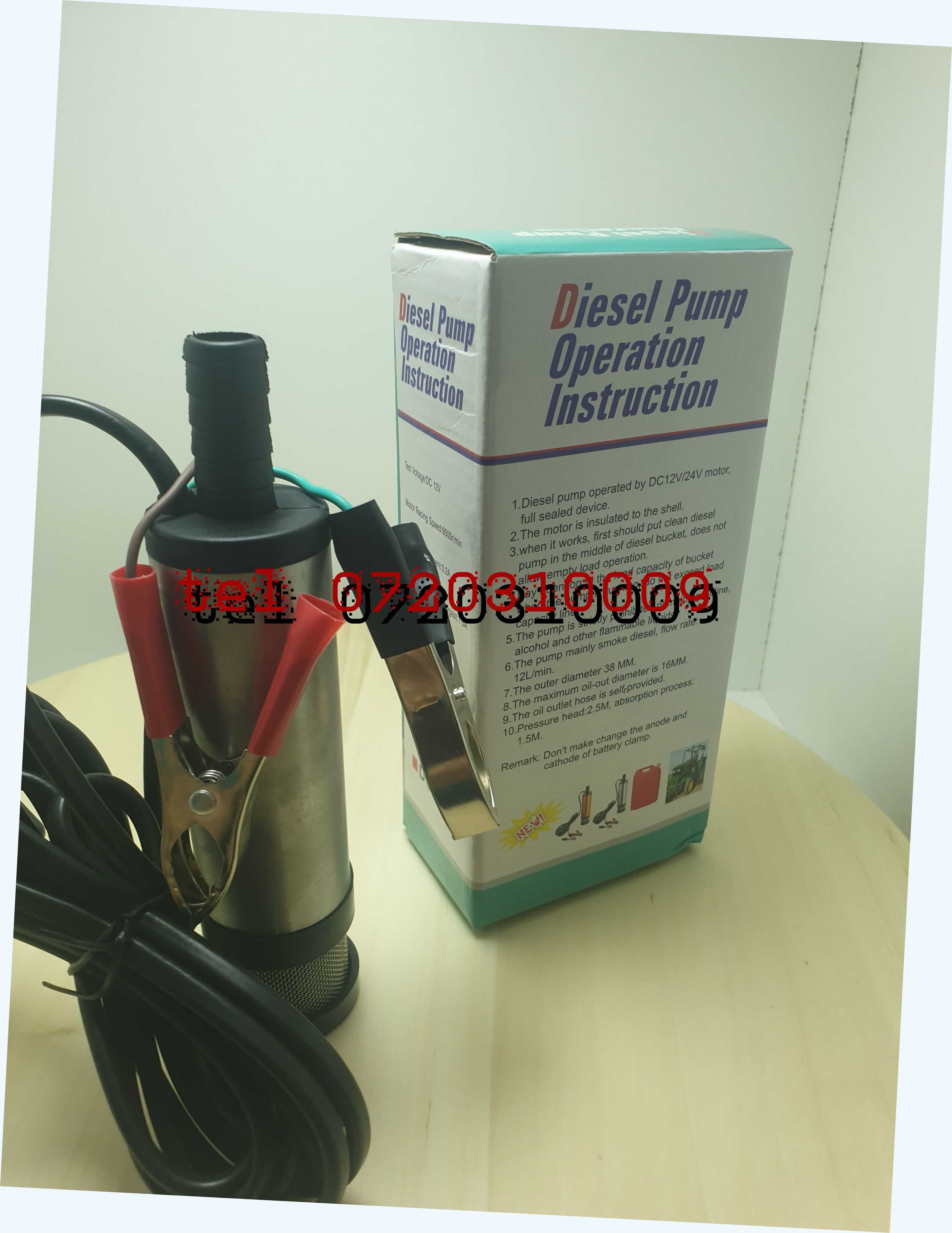 Promo Pompa Electrica Auto Submersibila 12v 12 Lmin 38mm Mutare C