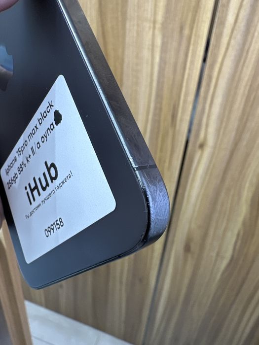 iphone 15pro max black 256gb 88% LL/A