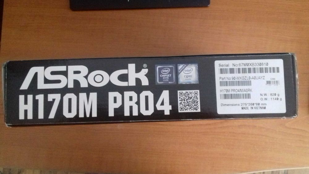 Kit ASRock H170M PRO4 cu procesor Intel Celeron G3930 si cooler