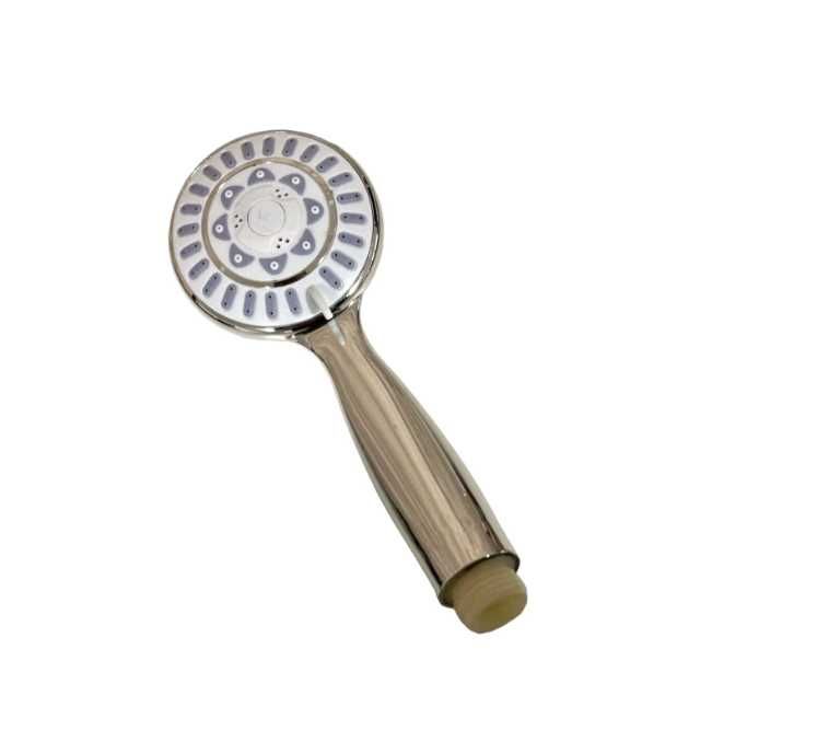 Pară de duș metalică, argintie – presiune stabilă și design durabil