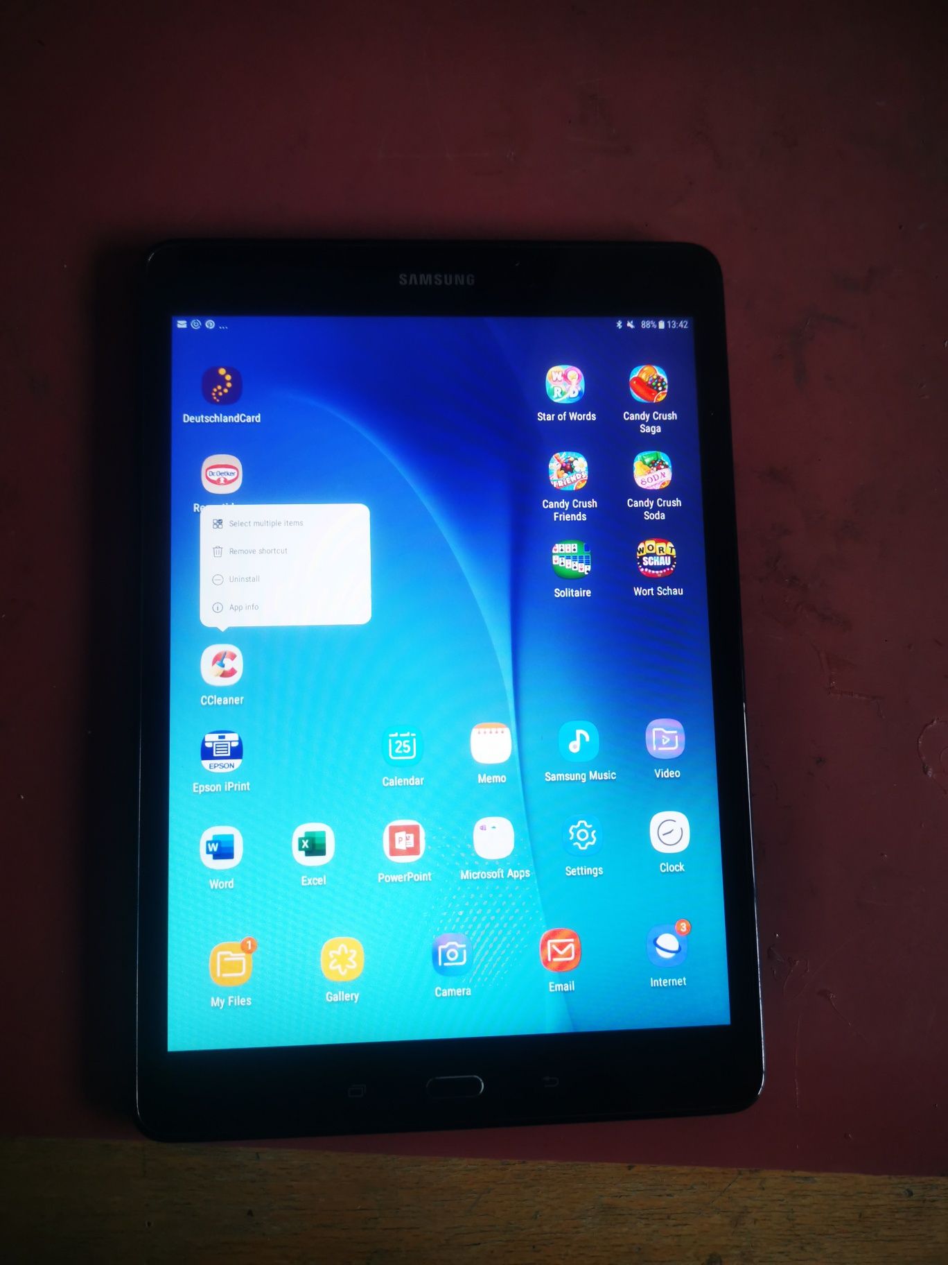 Samsung tab A 9.6 inchi