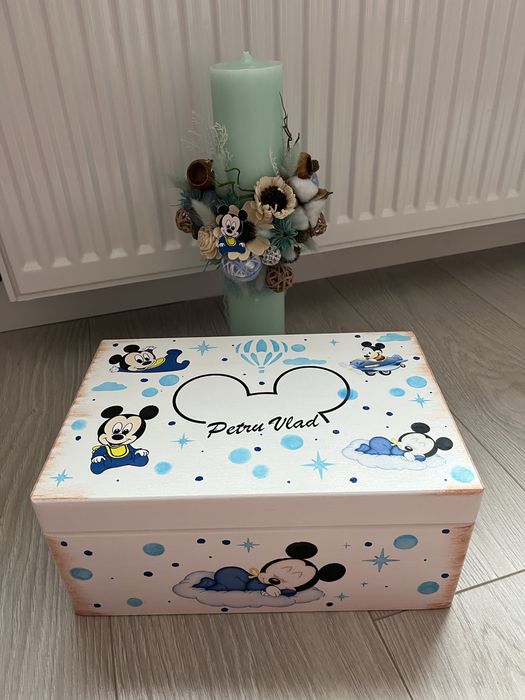 Cutie trusou/Lumanare botez