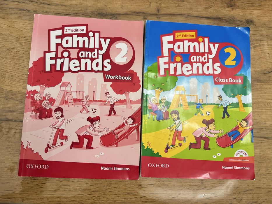 Продам книги по английскому Family and Friends