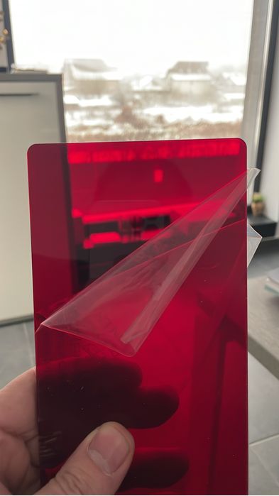 Plexiglas colorat