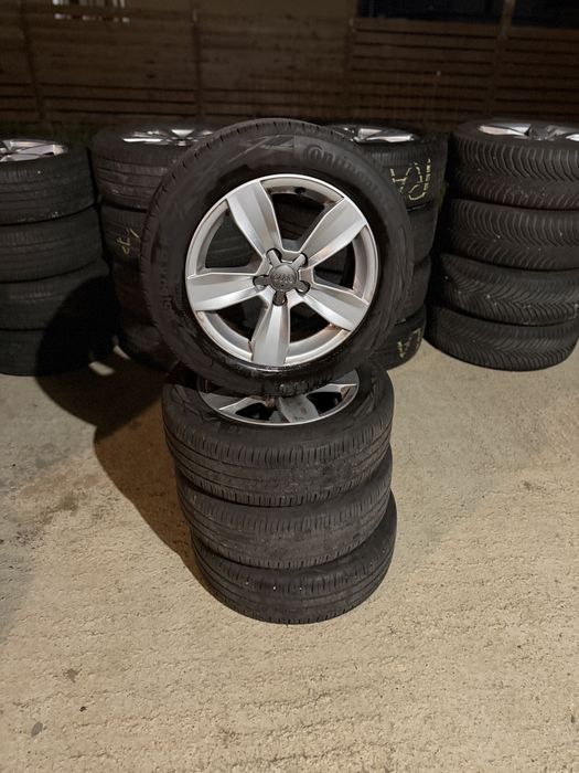 Jante Audi VW Skoda 5x100 cu cauciucuri vară 185/60 R15