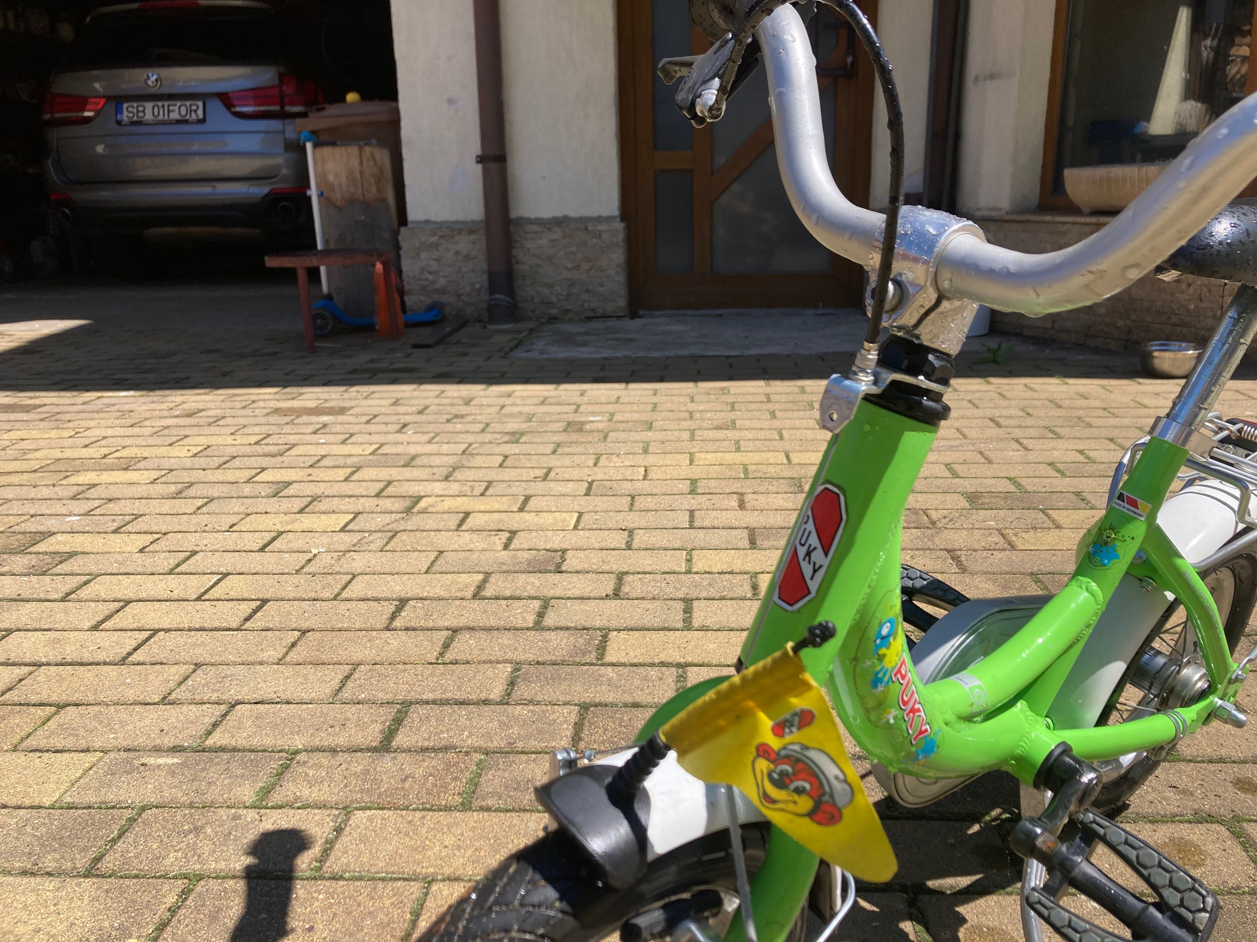 Bicicletă pentru copii 12’ PUKY ZL 12-1, ALUMINIU Verde