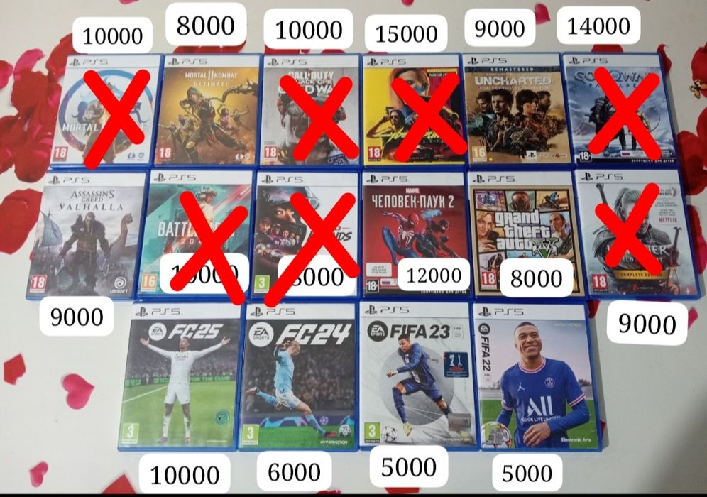 Игры диски для Playstation 4-5