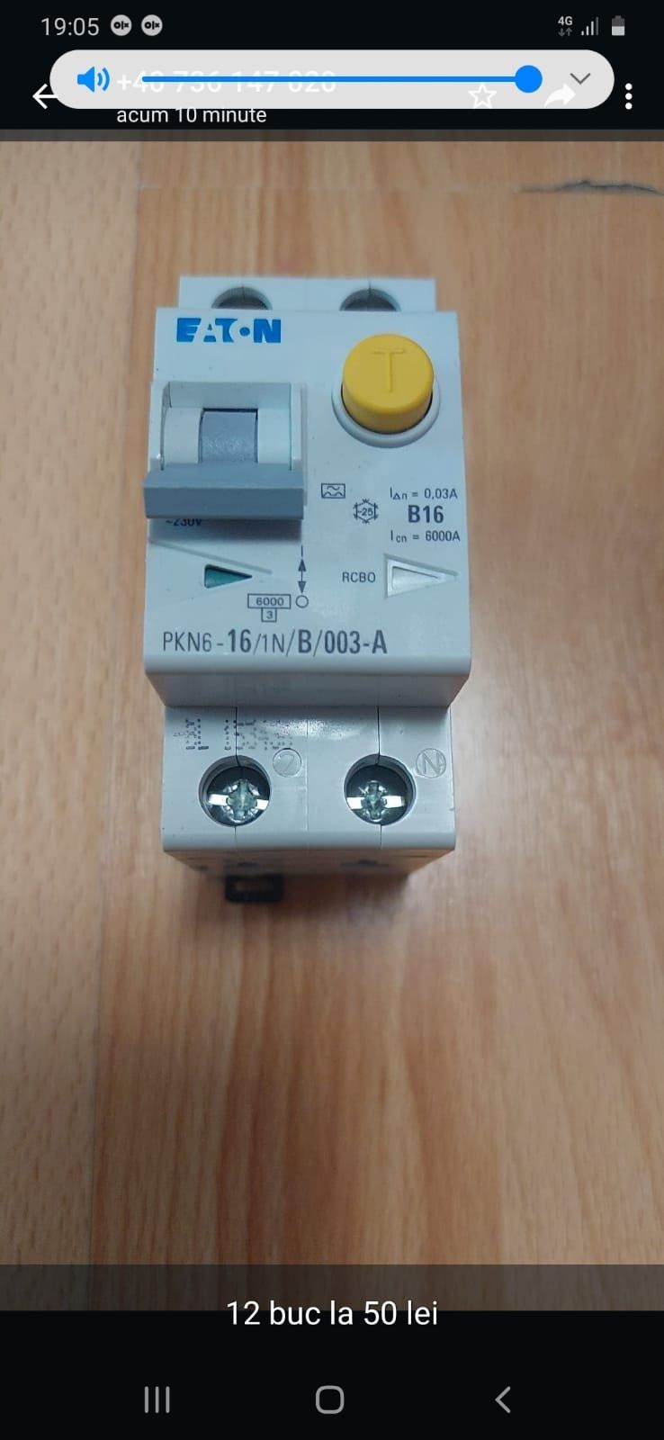 Sigurante abb B16a /30ma tip A