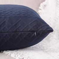 Husa Perne decorative, Navy Blue, Aspect Relief de la 119 RON