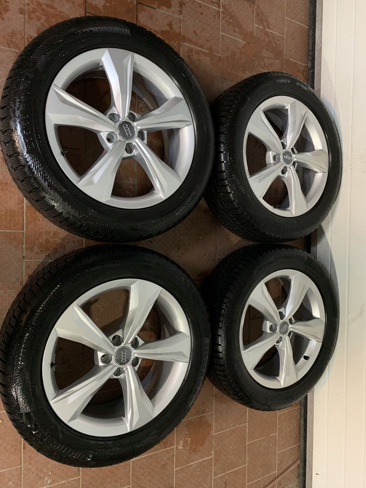 Jante NOI 19 ORIGINALE Audi Q5 FY Iarna 235/55/19 Michelin Noi
