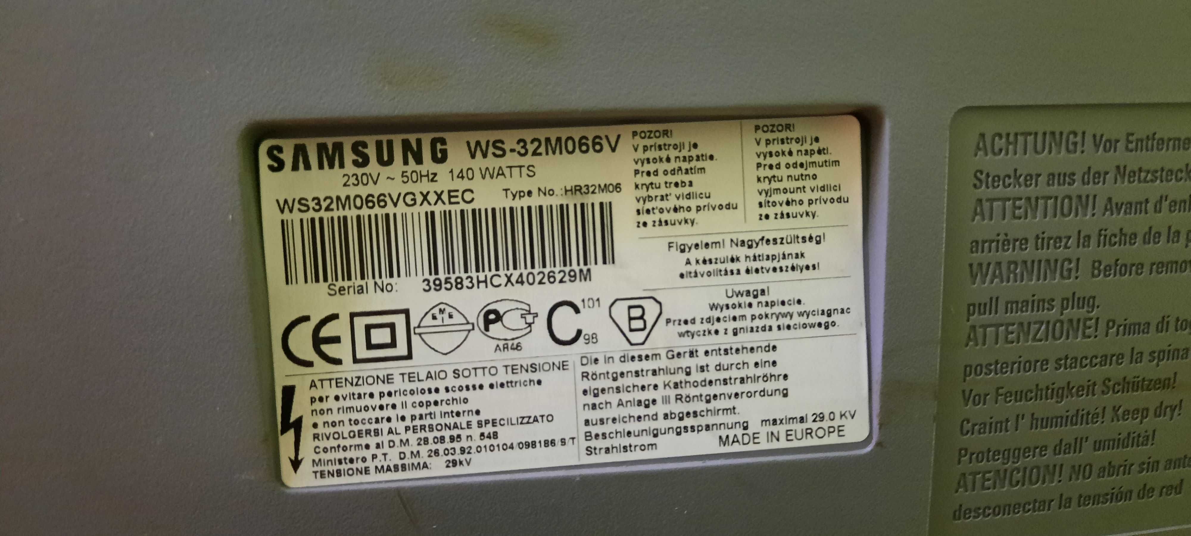 Телевизор SAMSUNG WS-32M066V