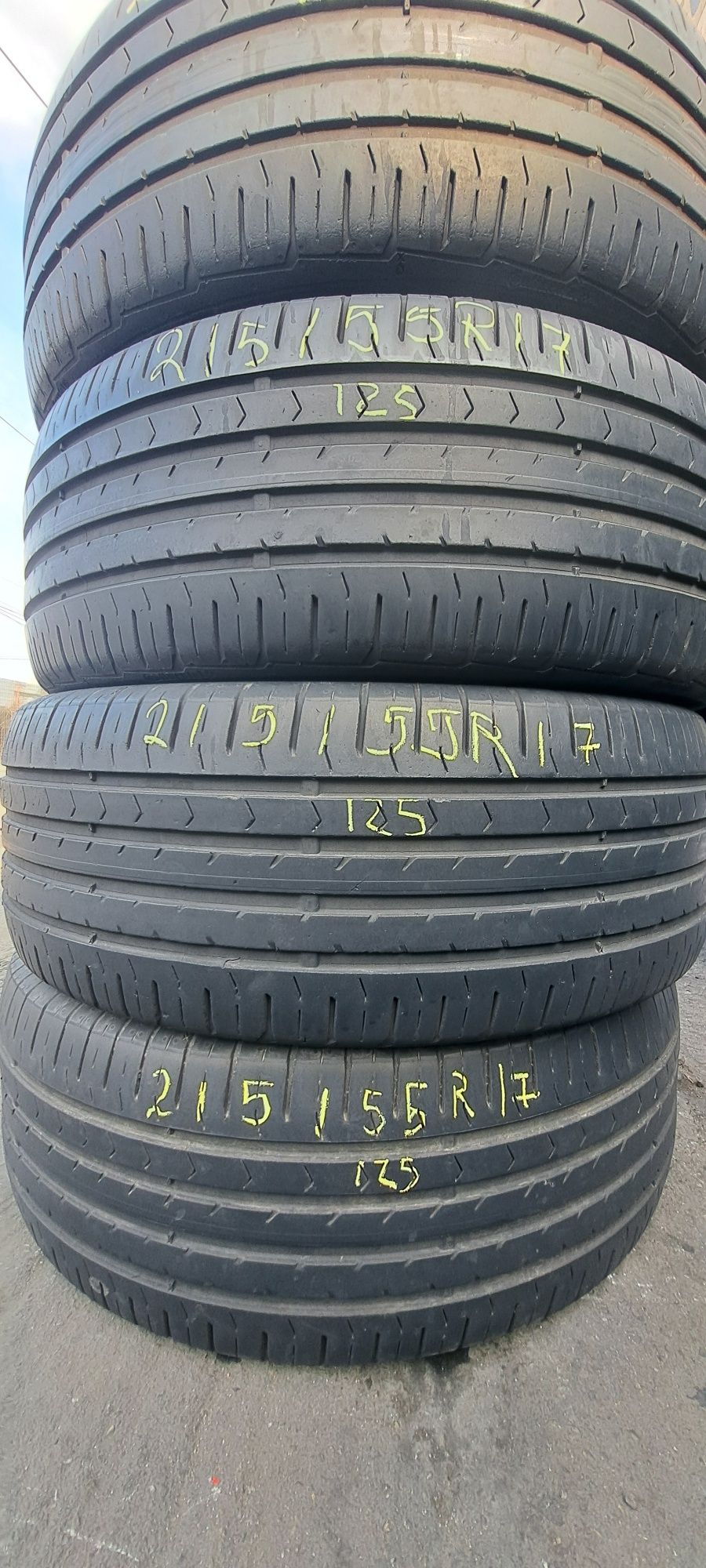 4 anvelope vara 215/55r17 Continental 2017 Montaj Gratuit