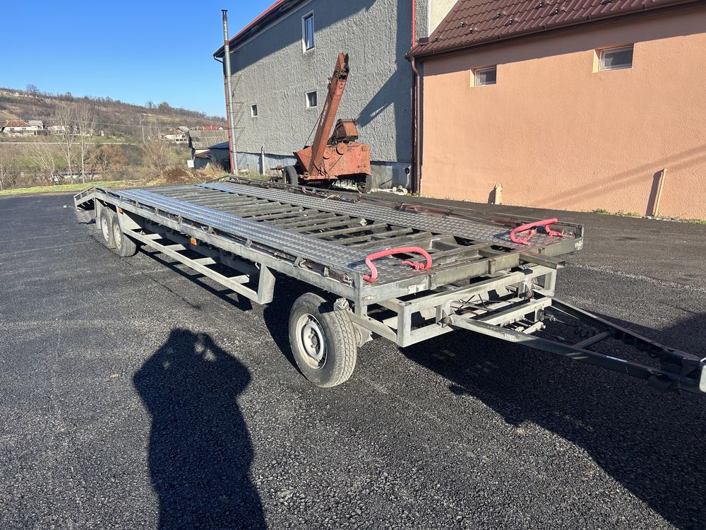 VW LT + TRAILER DUBLU (axa viratoare)