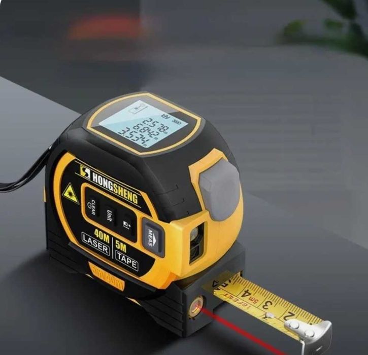 Лазерный дальномер,  рулетка.